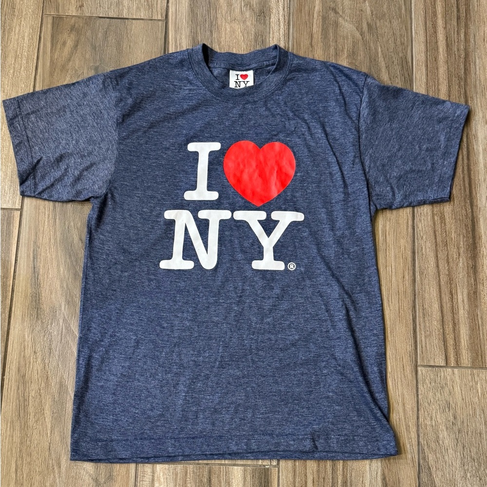 I Love NY Women’s Blue T-Shirt. Women’s size Small. Officially Licensed Shirt.